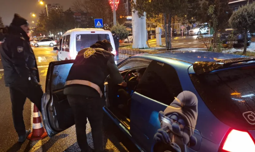 Kayseri'de yılbaşı huzuru için güvenlik denetimleri gerçekleştirildi