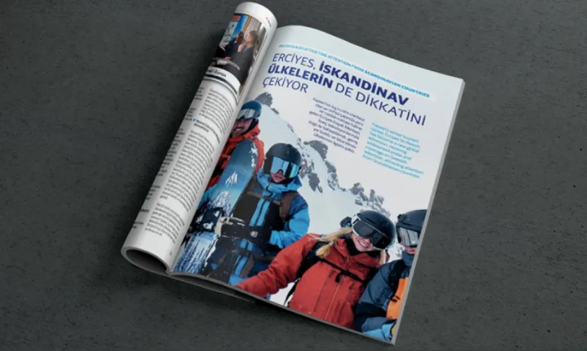 Kayseri'nin 2 Dilli Turizm Dergisi: Erciyes'in 10. Sayısı çıktı