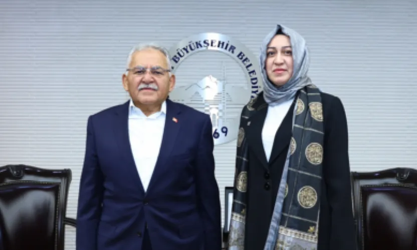 Kayseri'nin İlk Kadın İlçe Başkanı'ndan Büyükkılıç'a ziyaret
