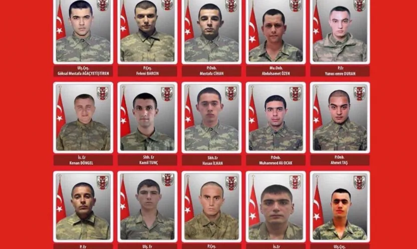 Kayseri'nin kahraman evlatları (17 Aralık Şehitleri)