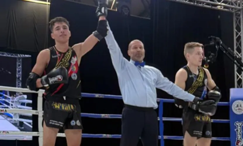 Kayserili muaythai sporcusu Utku Mete, Yunanistan'da altın madalya kazandı