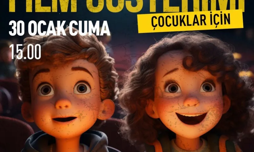 Kocasinan Akademi'den çocuklara ücretsiz film gösterimi