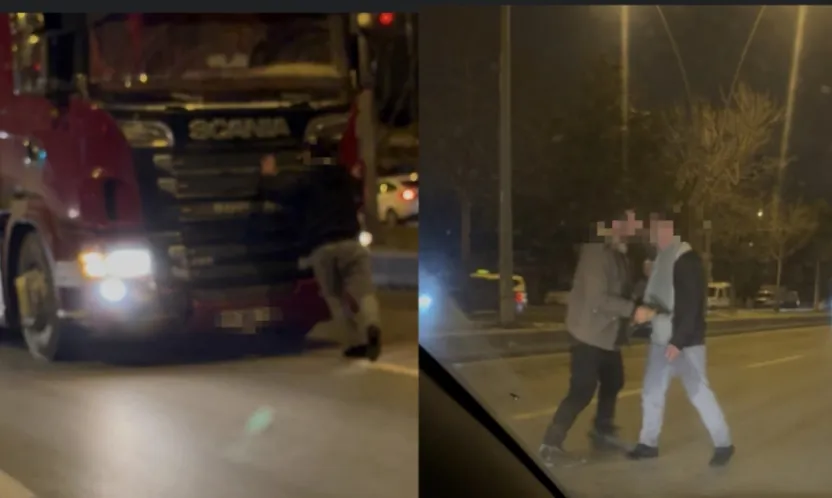 Kocasinan Bulvarında alkollü şahıs tarfiği kilitledi