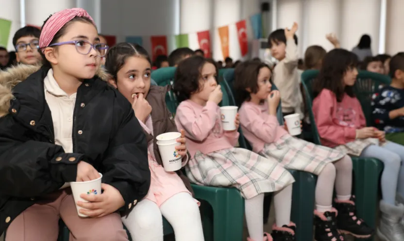 Kocasinan'da Çocuklar Sinemayla Buluştu