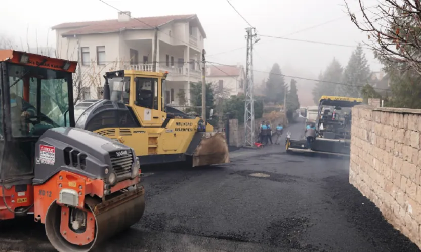 Melikgazi Belediyesi'nden Hisarcık Mahallesi'ne Yeni Yol Çalışmaları