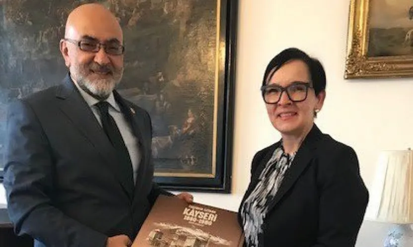 Milletvekili Cıngı, Avusturya Türkiye Büyükelçisi ile bir araya geldi