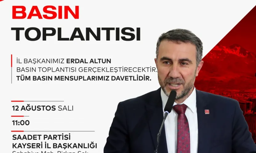 Saadet Partisi İl Başkanı Altun, vergi denetimleri ve OSB Yangın Yönetmeliğini gündeme taşıdı