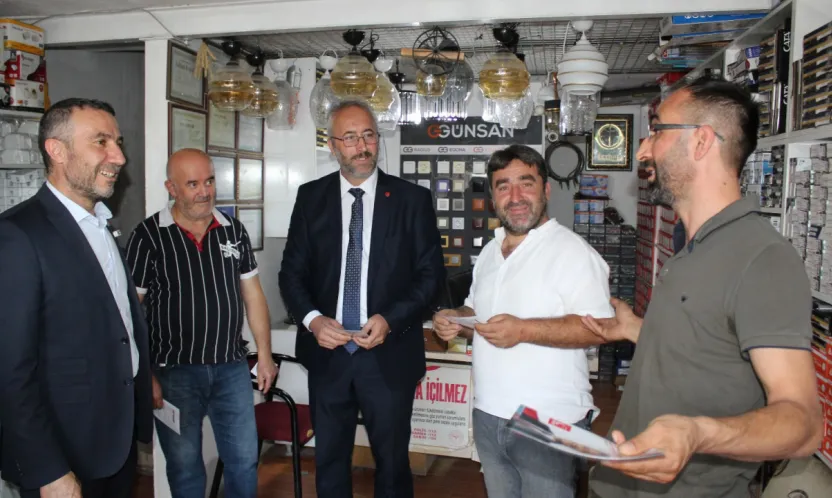 Saadet Partisi Yönetimi'nin Develi Ziyareti