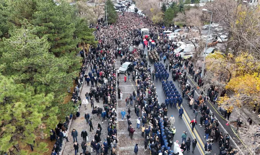 Şehit Hava Pilot Binbaşı Nihat İlgen, Kayseri'de Son Yolculuğuna Uğurlandı
