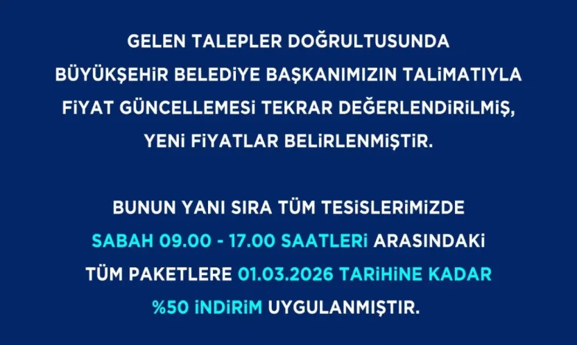 Spor A.Ş. zammına tepkiler sonuç verdi: 2 Ay için yüzde 50 İndirim
