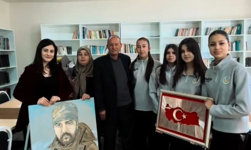 Talas'ta şehit Murat Akpınar'ın adına kütüphane açıldı