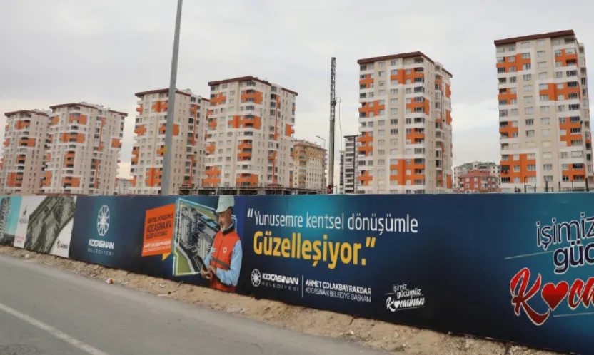 Yunus Emre Mahallesi'nde Kentsel Dönüşüm Hızla Devam Ediyor